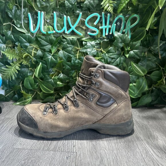 Vasque St. Elias GTX Mens 13 Brown Leather Hiking Boots Vibram Soles main image 6